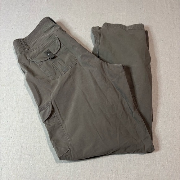 Kuhl Pants Women's Size 14 Reg Dark Gray Splash Roll Up Hiking Outdoors Trail - Picture 1 of 7